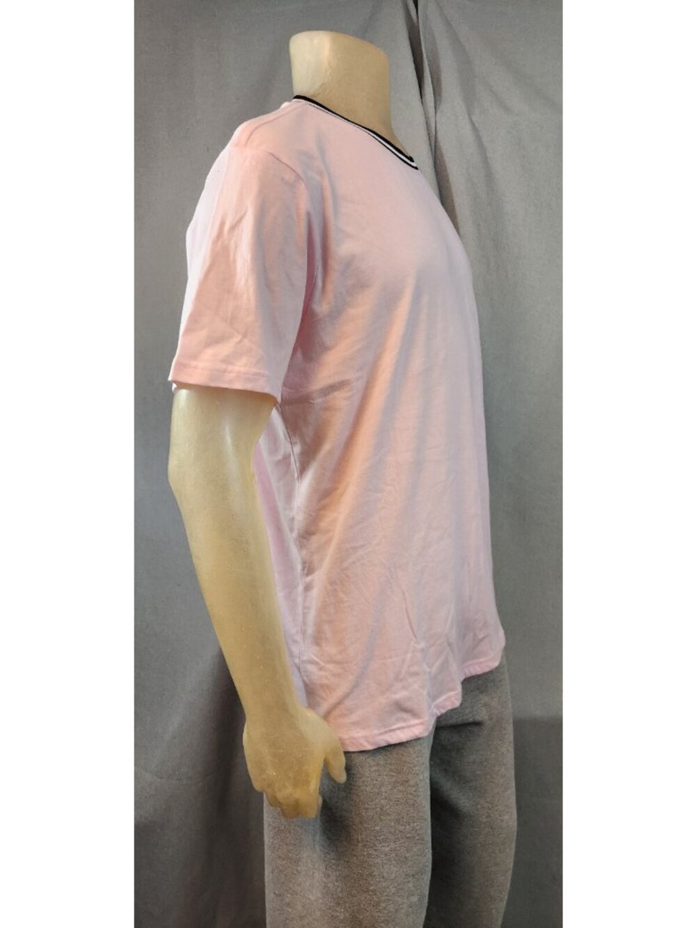 WXYZ Pink Cotton Candy w Cherry Skulls LARGE Short Slv Graphic Shirt Top NEW - Picture 3 of 6